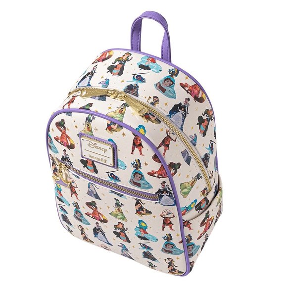 Loungefly Disney Princess Dress Silhouettes Mini Backpack NWT